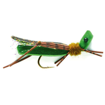 Grasshopper Foam Olive – Trockenfliege #10