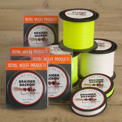 Lee Wulff Dacron Backing -WEISS-