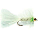 Wooly Bugger weiß/grün - Streamer