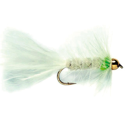 Wooly Bugger weiß/grün - Streamer