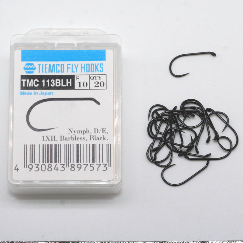 TMC 113BLH – widerhakenloser Nymphenhaken von Tiemco
