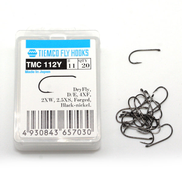 TMC 112Y – kurzer Trockenfliegenhaken von Tiemco