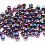 Tungstenperlen mit Schlitz – Rainbow