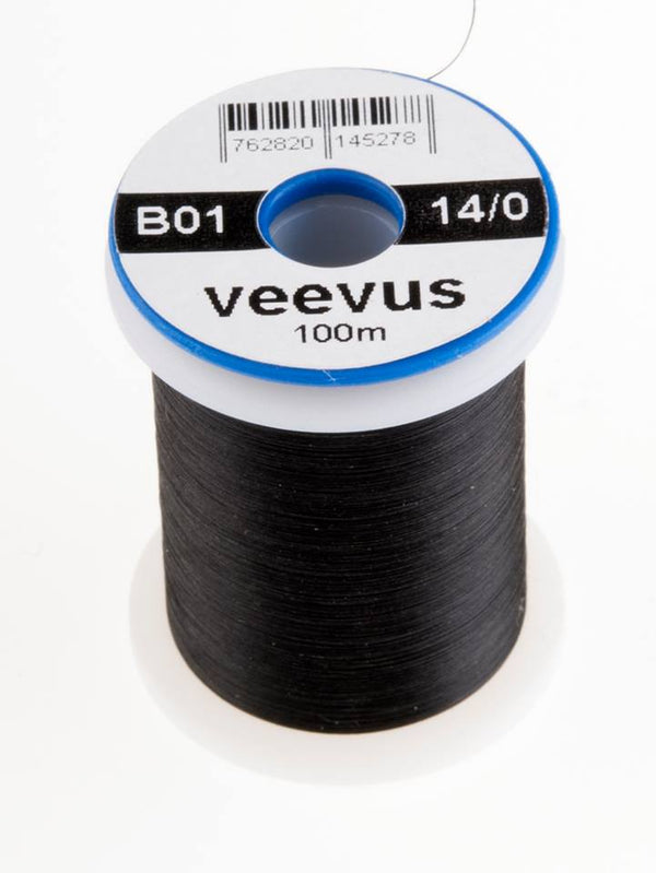 Veevus Bindegarn schwarz 14/0