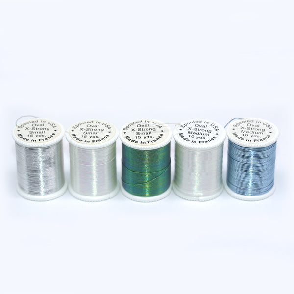 Lagartun French ''Poly'' Tinsel - Oval Metallic Extra Strong