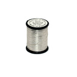 Lagartun French Tinsel - Oval Metallic Silber Extra Stark