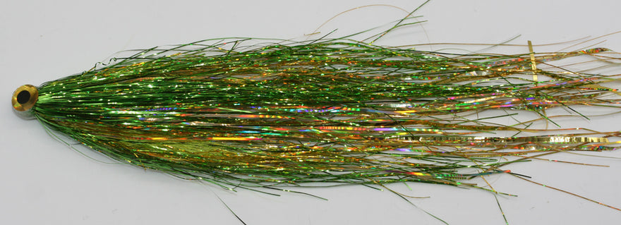 Pike Tube -Green Gold- Hecht-Tubenstreamer 30cm