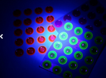 3D Augen fluorescent fluo. pink
