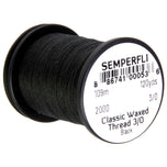 Semperfli Classic Waxed Thread – Schwarz