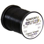 Semperfli Classic Waxed Thread – Schwarz