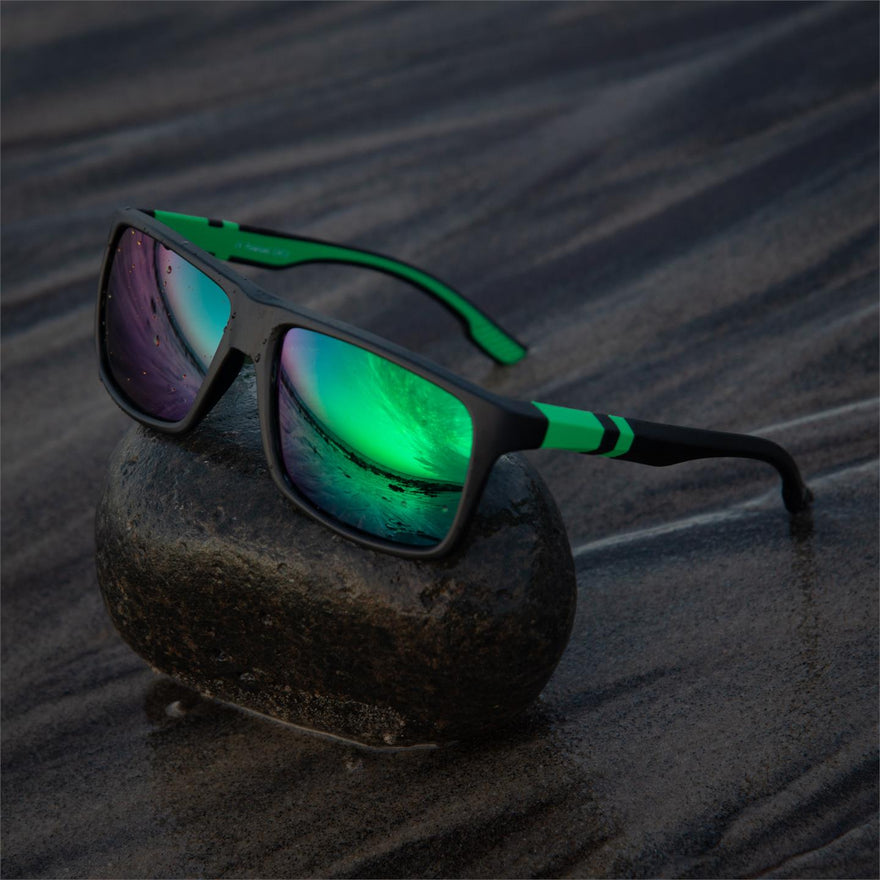 Guideline LPX Polbrille mit grauen Gläsern und Green Revo