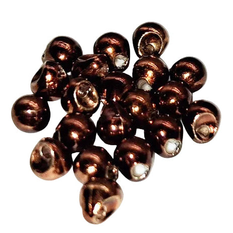 Tungsten OffBeads coffee metallic