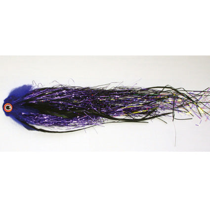Midnight Black - Sheep Head Hecht-Tubenstreamer 30cm