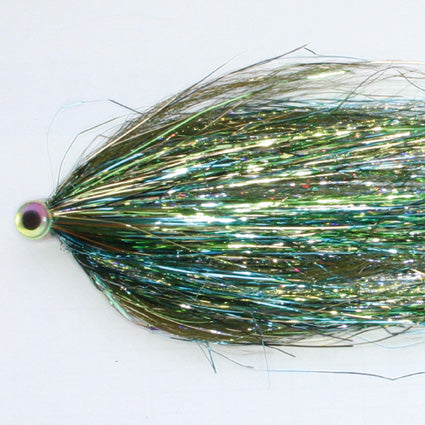 Caramel - silverblue - Hecht-Tubenstreamer 30cm