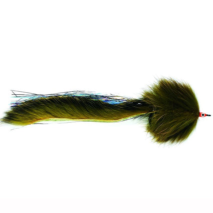 Olive Sparkle Bunny - Hechtstreamer 4/0
