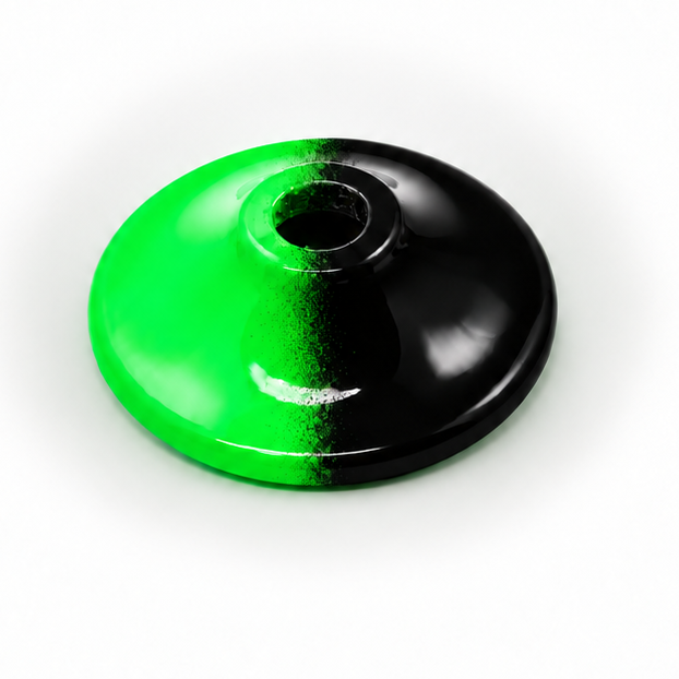 FITS Classic Brass Turbo Heads – Chartreuse/Schwarz