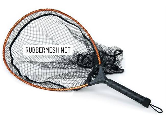 GuideLine Multi Grip Kescher mit Gumminetz Größe L