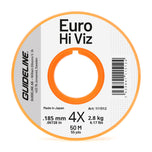 Guideline Euro Hi Viz 4X – Euro-Nymphing Vorfachmaterial 0,18 mm
