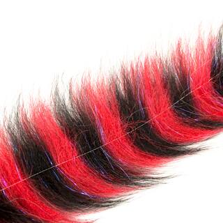 EP Grizzly UV Streamer Brush  schwarz/rot