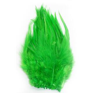 Strung Chinese Saddle Hackle lime grn