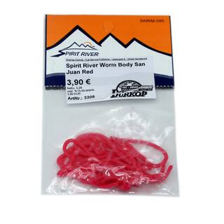 Spirit River Worm Body San Juan Red