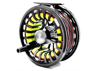 Guideline Halo Fliegenrollen -schwarz- Modell #23/ Kap.:WF4+80yd/118g/ Mae:86x59x28mm