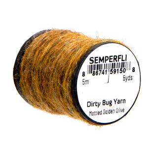 Semperfli Dirty Bug Yarn mottled golden olive