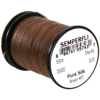 Semperfli Pure Silk Bindeseide braun