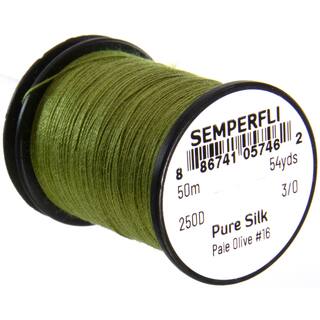 Semperfli Pure Silk Bindeseide pale olive