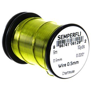 Semperfli Wire 0,5mm chartreuse