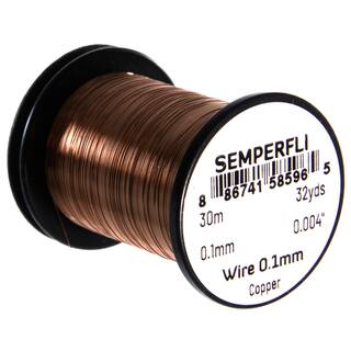 Semperfli Wire 0,1mm kupfer