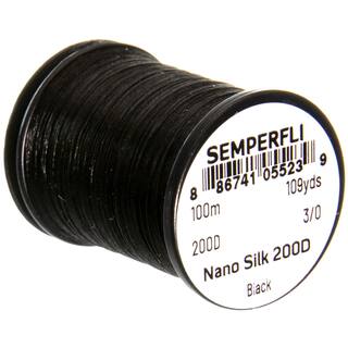 Semperfli Nano Silk -200 Denier- schwarz