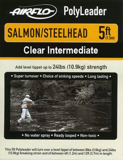 Airflo Polyleader - Salmon/Steelhead 10,9 kg -  10ft. - 3 m Hover