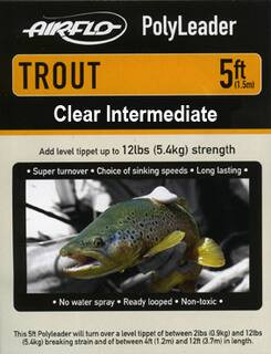 Airflo Polyleader - TROUT 5,4 kg - 5ft. - 1,5 m Intermediate