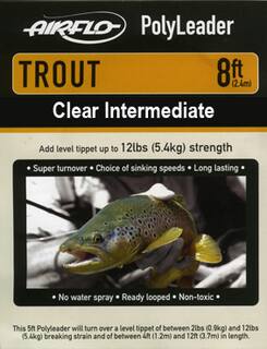 Airflo Polyleader - TROUT 5,4 kg - 8ft. - 2,4 m Intermediate