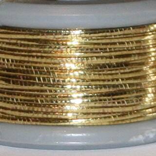 Tinsel Oval mittel gold