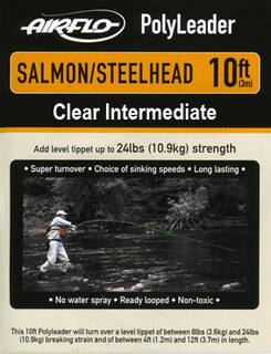 Airflo Polyleader - Salmon/Steelhead 10,9 kg -  10ft. - 3 m  Intermediate