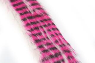 Tiger-Rabbit-Strips schwarz/pink/weiss